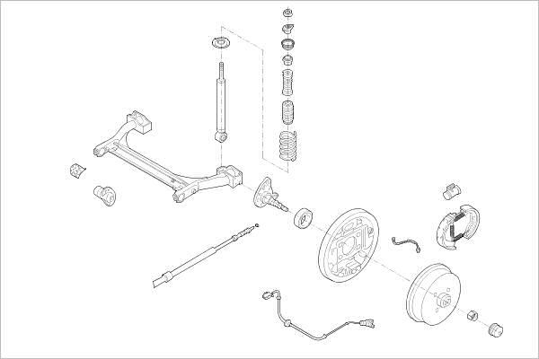 Delphi OE-VW-000001713-R - Sospensione ruota autozon.pro