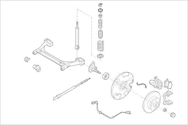 Delphi OE-VW-000001712-R - Sospensione ruota autozon.pro