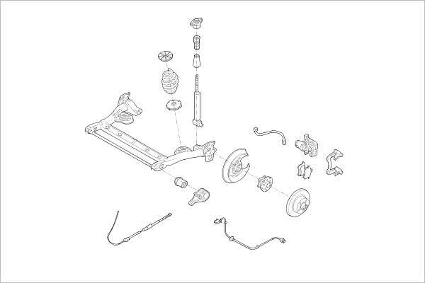 Delphi OE-VW-000007933-R - Sospensione ruota autozon.pro