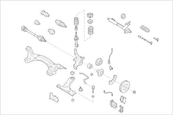 Delphi OE-VW-000014174-F - Sospensione ruota autozon.pro