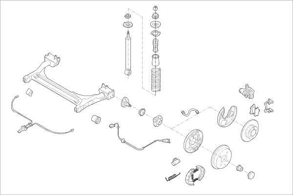 Delphi OE-VW-000014174-R - Sospensione ruota autozon.pro