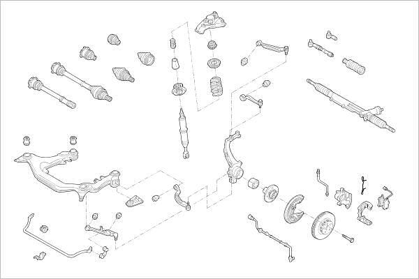 Delphi OE-VW-000015786-F - Sospensione ruota autozon.pro