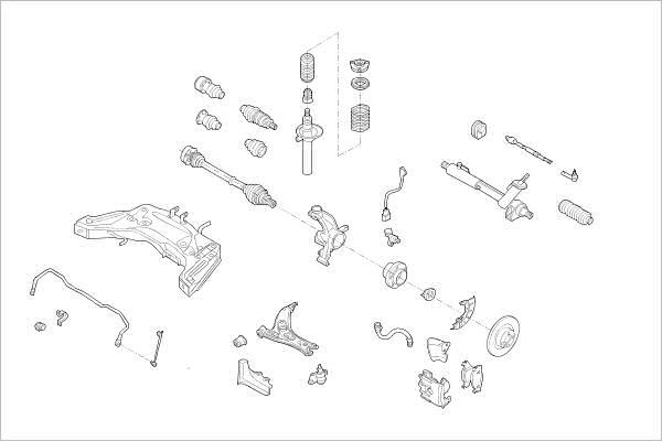 Delphi OE-VW-000018599-F - Sospensione ruota autozon.pro