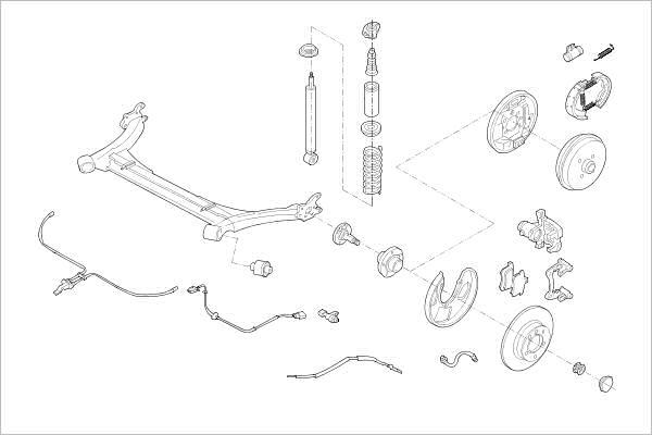 Delphi OE-VW-000018599-R - Sospensione ruota autozon.pro