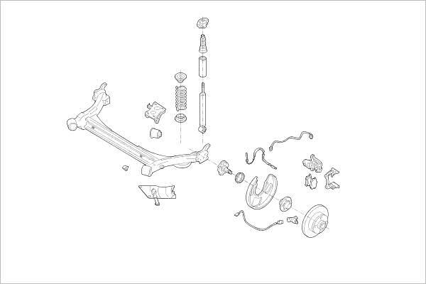 Delphi OE-VW-000013100-R - Sospensione ruota autozon.pro