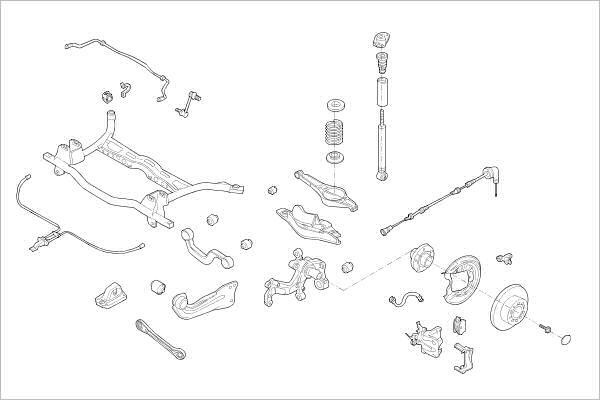 Delphi OE-VW-000018919-R - Sospensione ruota autozon.pro