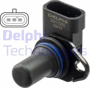 Delphi SS11303 - Sensore, Posizione albero a camme autozon.pro