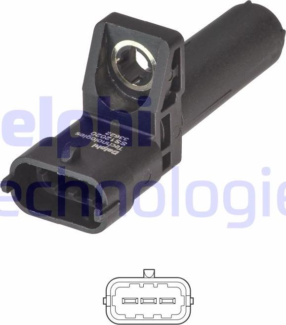 Delphi SS12020-11B1 - Generatore di impulsi, Albero a gomiti autozon.pro