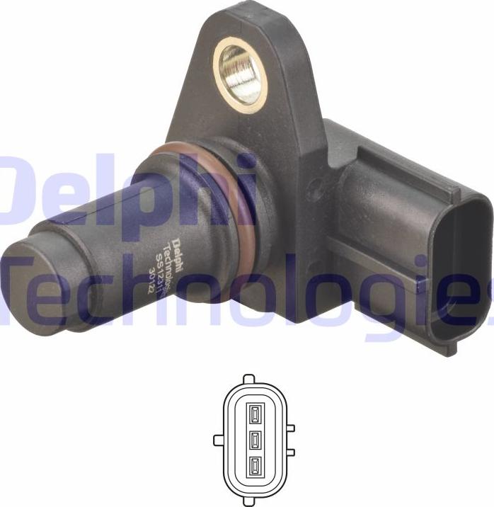 Delphi SS12311-12B1 - Sensore, Posizione albero a camme autozon.pro