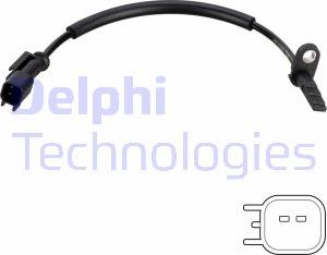 Delphi SS20779 - Sensore, N° giri ruota autozon.pro