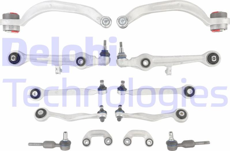 Delphi TC1900KIT-11B1 - Kit riparazione, Braccio trasversale autozon.pro