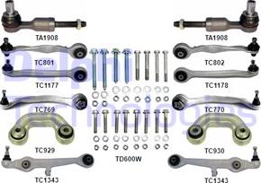 Delphi TC1900KIT-11B1 - Kit riparazione, Braccio trasversale autozon.pro