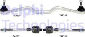 Delphi TC1980KIT-11B1 - Kit riparazione, Braccio trasversale autozon.pro