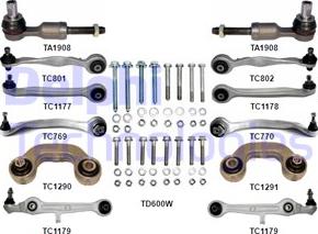 Delphi TC1500KIT-11B1 - Kit riparazione, Braccio trasversale autozon.pro