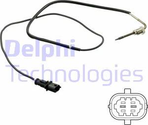 Delphi TS30190 - Sensore, Temperatura gas scarico autozon.pro