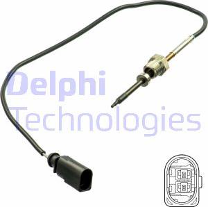 Delphi TS30165 - Sensore, Temperatura gas scarico autozon.pro