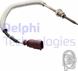 Delphi TS30162 - Sensore, Temperatura gas scarico autozon.pro