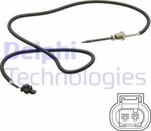 Delphi TS30246 - Sensore, Temperatura gas scarico autozon.pro