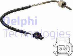 Delphi TS30203 - Sensore, Temperatura gas scarico autozon.pro