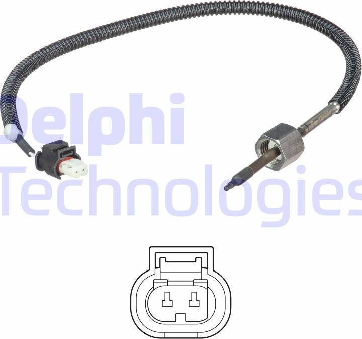 Delphi TS30222 - Sensore, Temperatura gas scarico autozon.pro