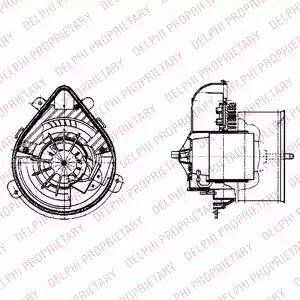 Delphi TSP0545024 - Elettromotore, Ventilatore abitacolo autozon.pro