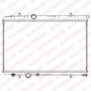 Delphi TSP0524055 - Radiatore, Raffreddamento motore autozon.pro