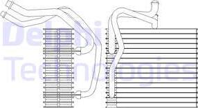 Delphi TSP0525198 - Evaporatore, Climatizzatore autozon.pro