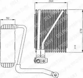 Delphi TSP0525146 - Evaporatore, Climatizzatore autozon.pro