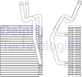 Delphi TSP0525204 - Evaporatore, Climatizzatore autozon.pro
