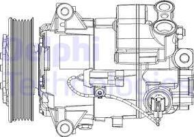 Delphi TSP0155947 - Compressore, Climatizzatore autozon.pro