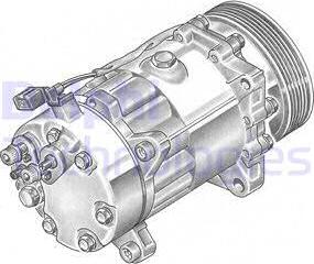 Delphi TSP0155060 - Compressore, Climatizzatore autozon.pro