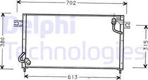 Delphi TSP0225435 - Condensatore, Climatizzatore autozon.pro