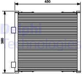 Delphi TSP0225420 - Condensatore, Climatizzatore autozon.pro