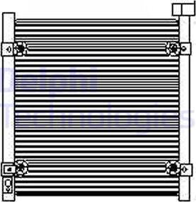 Delphi TSP0225422 - Condensatore, Climatizzatore autozon.pro