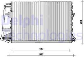 Delphi TSP0225099 - Condensatore, Climatizzatore autozon.pro