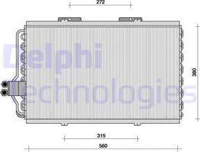 Delphi TSP0225062 - Condensatore, Climatizzatore autozon.pro