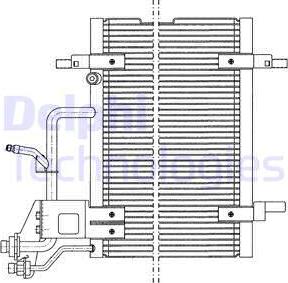 Delphi TSP0225011 - Condensatore, Climatizzatore autozon.pro