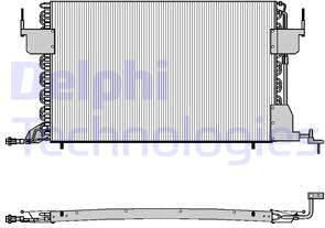 Delphi TSP0225021 - Condensatore, Climatizzatore autozon.pro