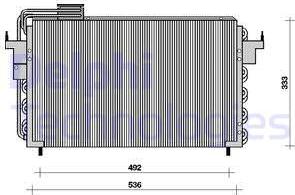 Delphi TSP0225022 - Condensatore, Climatizzatore autozon.pro