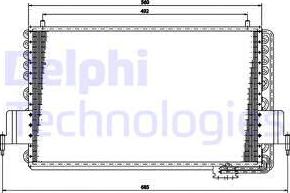 Delphi TSP0225159 - Condensatore, Climatizzatore autozon.pro