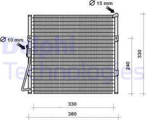 Delphi TSP0225122 - Condensatore, Climatizzatore autozon.pro