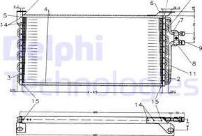 Delphi TSP0225179 - Condensatore, Climatizzatore autozon.pro