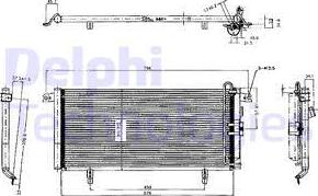 Delphi TSP0225224 - Condensatore, Climatizzatore autozon.pro