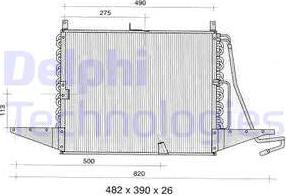 Delphi TSP0225273 - Condensatore, Climatizzatore autozon.pro