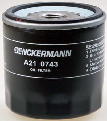 Denckermann A210743 - Filtro olio autozon.pro