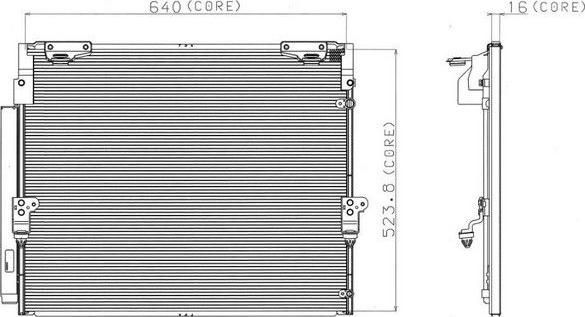 Denso 447750-4400 - Condensatore, Climatizzatore autozon.pro