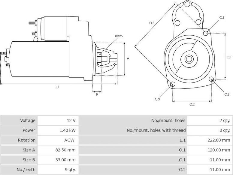 Denso 4280002291 - Motorino d'avviamento autozon.pro