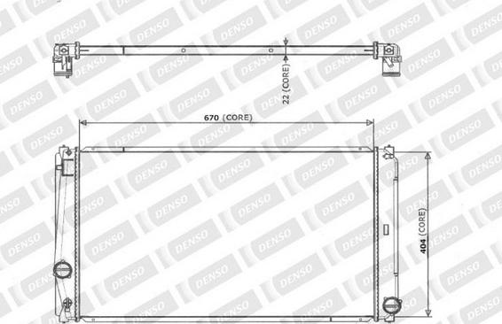 Denso 221-3116 - Radiatore, Raffreddamento motore autozon.pro