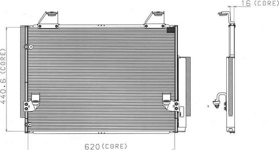 Denso A477-A349 - Condensatore, Climatizzatore autozon.pro