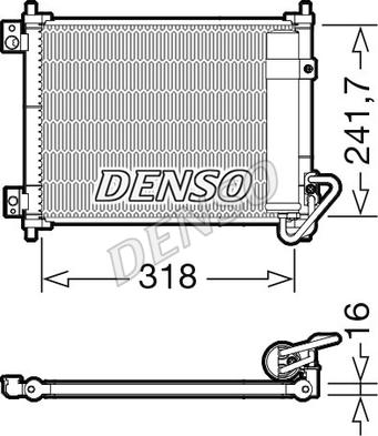 Denso DCN99055 - Condensatore, Climatizzatore autozon.pro